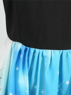 Women's Christmas Casual Dress Swing Dress Midi Dress Blue Royal Blue Dark Blue Light Blue Sleeveless Santa Claus Snowman Mesh Print Winter Fall Crew Neck Vacation Vintage 2022 S M L XL XXL -HANs Plus Size Style Shop acvkgq1666597375656