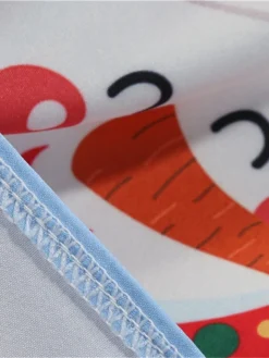 Women's Christmas Knee Length Dress Blue Dusty Blue Royal Blue Black Red Navy Blue Dark Blue Light Blue Short Sleeve Print Print Fall Winter V Neck Casual Vintage2021 S M L XL XXL 3XL -HANs Plus Size Style Shop ajrphb1629970324503