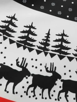 Women's Christmas Retro 1950s Vintage Dress Midi Dress Party Ruched Bow Elk Crew Neck Long Sleeve Regular Fit Fall Winter 2023 Black S M L XL -HANs Plus Size Style Shop akmbfz1695363582731