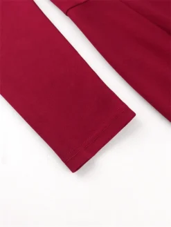 Women's Plus Size Curve Party Dress Bodycon Sheath Dress Plain Midi Dress Long Sleeve Ruffle One Shoulder Fashion Party Wine Fall Winter XL XXL 3XL 4XL -HANs Plus Size Style Shop apjhgi1694425977202