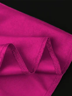 Women‘s Plus Size Curve Party Dress Solid Color Stand Collar Long Sleeve Winter Fall Elegant Formal Mini Dress Party Cocktail Party Dress -HANs Plus Size Style Shop cqpulk1669974348811