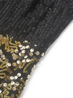 Women‘s Plus Size Curve Party Dress Solid Color Crew Neck Long Sleeve Winter Fall Elegant Formal Maxi Long Dress Party Evening Party Dress -HANs Plus Size Style Shop csisjk1669800781865