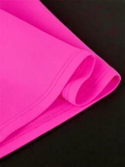 Women's Plus Size Curve Party Dress Bodycon Sheath Dress Plain Long Dress Maxi Dress Short Sleeve Ruffle Backless V Neck Fashion Party Fuchsia Fall Winter XL XXL 3XL 4XL -HANs Plus Size Style Shop eatcmj1694151490768