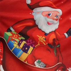 Women's Christmas Swing Dress Vintage DressKnee Length Dress Green Purple Wine Red Long Sleeve Santa Claus Tree Candy Print Fall Winter Crew Neck Vacation Vintage 2022 S M L XL XXL 3XL -HANs Plus Size Style Shop ectkfa1665307583225