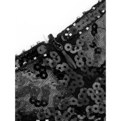 Women's Retro 1920s Fringe Dress Midi Dress Party Halloween Sequins Tassel Fringe Geometric Crewneck Sleeveless Regular Fit Spring Fall 2023 Black Red S M L XL -HANs Plus Size Style Shop ewxbre1692849059356