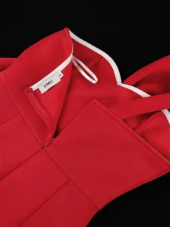 Women's Plus Size Curve Party Dress Bodycon Sheath Dress Plain Long Dress Maxi Dress Sleeveless Backless Split One Shoulder Fashion Party Red Fall Winter XL XXL 3XL 4XL -HANs Plus Size Style Shop fmkzqa1694425977862