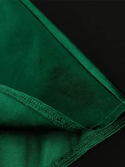 Women‘s Plus Size Curve Party Dress Solid Color Stand Collar Long Sleeve Winter Fall Elegant Formal Mini Dress Party Cocktail Party Dress -HANs Plus Size Style Shop fotqrw1669974351996