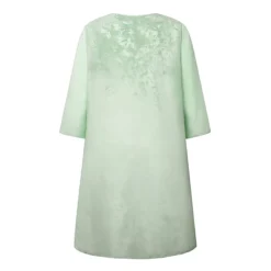 Women's Plus Size Curve Two Piece Dress Floral Round Neck Print 3 4 Length Sleeve Spring Summer Casual Knee Length Dress Casual Daily Dress -HANs Plus Size Style Shop gdlqvl1660807129117