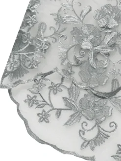 Women's Plus Size Curve Wedding Guest Dress Lace A Line Dress Floral Round Neck Lace 3/4 Length Sleeve Spring Summer Casual Mother‘s Day Knee Length Dress Daily Holiday Dress -HANs Plus Size Style Shop godzoj1693288350585