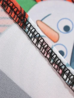 Women's Christmas Retro 1950s Vintage Dress Midi Dress Party Ruched Bow Snowman Crew Neck Short Sleeve Regular Fit Fall Winter 2023 Red S M L XL -HANs Plus Size Style Shop gzdgyq1695363737120