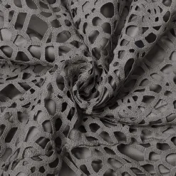 Women's Plus Size Curve Party Dress Solid Color Round Neck Lace Long Sleeve Spring Summer Casual Knee Length Dress Daily Vacation Dress -HANs Plus Size Style Shop hqgsxp1644461322283