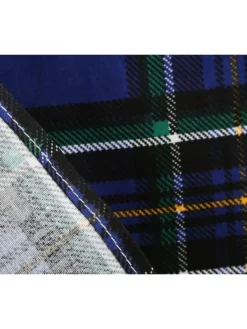 Women's Christmas Swing Dress Midi Dress Black Blue Red Short Sleeve Plaid Print Winter Fall Autumn V Neck 2022 S M L XL 2XL -HANs Plus Size Style Shop hwbbop1667979776843