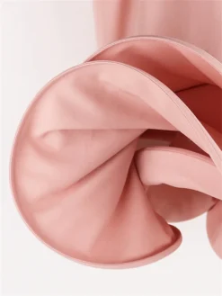 Women's Plus Size Curve Party Dress Cocktail Dress Bodycon Plain Midi Dress Sleeveless Ruffle Backless One Shoulder Fashion Party Pink Fall Winter XL XXL 3XL 4XL -HANs Plus Size Style Shop hykhnc1694425967831