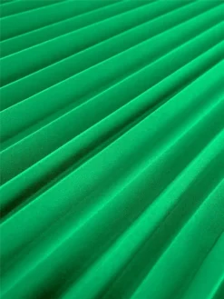 Women‘s Plus Size Curve Party Dress Cocktail Dress Wedding Guest Dress Midi Dress Purple Green Short Sleeve Pure Color Pleated Summer Spring Fall V Neck Fashion Wedding Guest Vacation Summer Dress -HANs Plus Size Style Shop ikeuru1691723464190