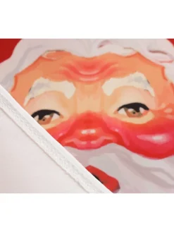 Women's Christmas Midi Dress Black Red Sleeveless Santa Claus Print Spring Summer Spaghetti Strap 2022 S M L XL 2XL -HANs Plus Size Style Shop ioywhk1667980445896