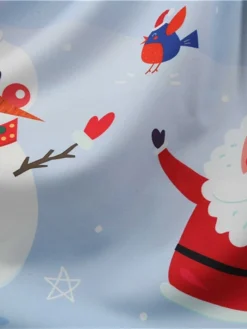 Women's Christmas Knee Length Dress Blue Dusty Blue Royal Blue Black Red Navy Blue Dark Blue Light Blue Short Sleeve Print Print Fall Winter V Neck Casual Vintage2021 S M L XL XXL 3XL -HANs Plus Size Style Shop ipfqvl1629970323329