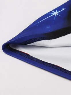 Women's Plus Size Retro 1950s Vintage Dress Midi Dress Daily Holiday Backless Print Floral Spaghetti Strap Sleeveless Regular Fit Spring Fall 2023 Blue XL XXL 3XL 4XL -HANs Plus Size Style Shop istueo1693533792303