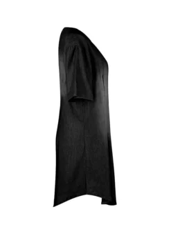 Women‘s Plus Size Curve Denim Dress Casual Dress Shift Dress Gradient Midi Dress Short Sleeve Crew Neck Fashion Daily Black Blue Summer Spring L XL XXL 3XL -HANs Plus Size Style Shop jfknrk1677490631656