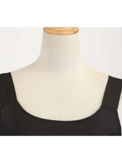 Women's Christmas Midi Dress Black Red Sleeveless Santa Claus Print Spring Summer Spaghetti Strap 2022 S M L XL 2XL -HANs Plus Size Style Shop jsuzot1667980446437