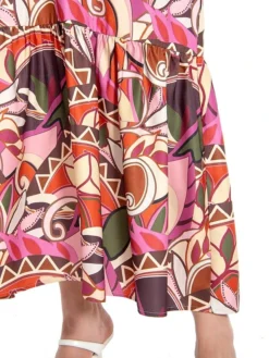 Women's Plus Size Curve Shirt Dress Work Dress Satin Dress Floral Long Dress Maxi Dress Long Sleeve Split Shirt Collar Fashion Office Red Fall Winter L XL XXL 3XL 4XL -HANs Plus Size Style Shop jvoupp1694772968642