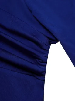 Women‘s Plus Size Curve Party Dress Swing Dress Formal Dress Solid Color Midi Dress Half Sleeve Hollow Out Plus High Low V Neck Elegant Party Black White Summer Spring L XL XXL 3XL 4XL -HANs Plus Size Style Shop jwbpep1681975061209