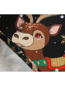 Women's Christmas Swing Dress Knee Length Dress Black Long SleeveTree Bow Print Fall Winter Round Neck VintageParty 2021 S M L XL XXL -HANs Plus Size Style Shop knzhyk1632725403591