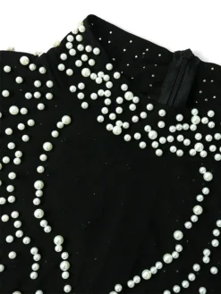 Women‘s Plus Size Curve Party Dress Bodycon Sheath Dress Color Block Long Dress Maxi Dress Short Sleeve Ruched Patchwork Crew Neck Party Black White Spring Summer L XL XXL -HANs Plus Size Style Shop lxdppj1676979614813