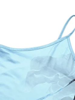 Women‘s Plus Size Curve Two Piece Dress Floral V Neck Print Long Sleeve Fall Spring Casual Maxi Long Dress Casual Daily Dress -HANs Plus Size Style Shop marqjl1693287557760