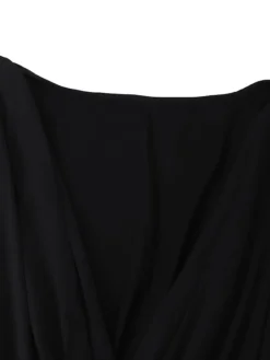 Women's Plus Size Party Dress Solid Color V Neck Short Sleeve Summer Spring Elegant Casual Prom Dress Maxi Long Dress Party Daily Dress -HANs Plus Size Style Shop mjeimq1624869794876