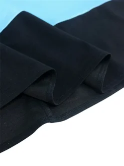 Women‘s Plus Size Curve Party Dress Cocktail Dress Wedding Guest Dress Midi Dress Blue Short Sleeve Polka Dot Patchwork Summer Spring Fall Stand Collar Fashion Wedding Guest Vacation 2023 -HANs Plus Size Style Shop mqzsko1691042902521