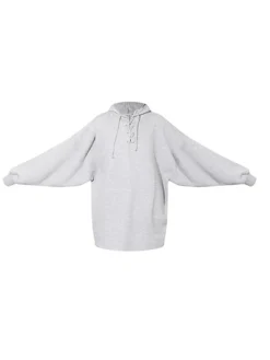 Women's Casual Dress Hoodie Dress Winter Dress Mini Dress Drawstring Daily Date Going Out Fashion Basic Hooded Long Sleeve 2023 Loose Fit Black Gray Color M L XL Size -HANs Plus Size Style Shop nmfulr1693813858172