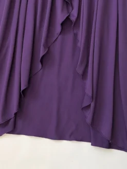 Women's Plus Size Work Dress Black Dress A Line Dress Fashion Long Dress Maxi Dress Ruched V Neck Long Sleeve Plain Loose Fit Black Wine Dark Green Fall XL XXL 3XL 4XL -HANs Plus Size Style Shop oaswnd1693203517002