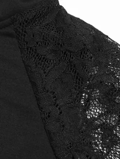 Women's Casual Dress Hoodie Dress Mini Dress Active Daily Outdoor Holiday Vacation Hoodie Solid Color Loose Fit Black S M L XL -HANs Plus Size Style Shop ocxskm1695106772505