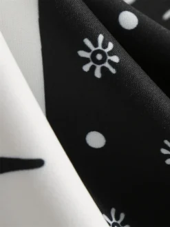 Women's Christmas Retro 1950s Vintage Dress Midi Dress Party Ruched Bow Elk Crew Neck Long Sleeve Regular Fit Fall Winter 2023 Black S M L XL -HANs Plus Size Style Shop ogycib1695363583524