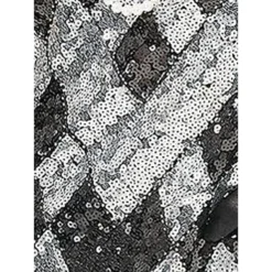 Women's Retro 1920s Fringe Dress Midi Dress Party Halloween Sequins Tassel Fringe Geometric V Neck Sleeveless Regular Fit Spring Fall 2023 Silver Black XS S M L -HANs Plus Size Style Shop oliuqy1692849308466