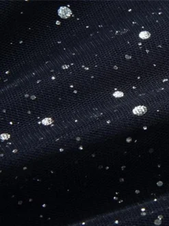 Women's Plus Size Curve Party Dress Cocktail Dress Swing Dress Maxi Dress Black Navy Blue Long Sleeve Polka Dot Mesh Spring Fall Winter V Neck Fashion Birthday Wedding Guest Vacation XL XXL -HANs Plus Size Style Shop ombmaw1692175625529