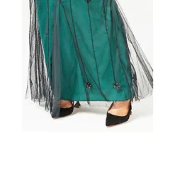 Women's Retro 1920s Sequin Dress Long Dress Maxi Dress Party Halloween Sequins Mesh Floral V Neck Short Sleeve Regular Fit Spring Fall 2023 Black Red XS S M L -HANs Plus Size Style Shop pysuta1692857602154