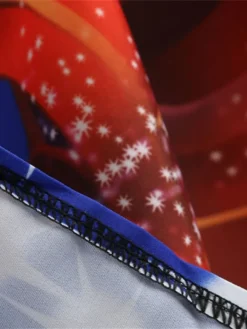 Women's Christmas Swing DressKnee Length Dress Green Blue Purple Red Long Sleeve Print Snowflake Bow Print Fall Winter Crew Neck Stylish 2022 S M L XL 2XL -HANs Plus Size Style Shop qchxwb1658813910014