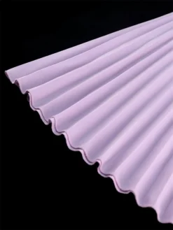 Women's Plus Size Curve Party Dress Work Dress Swing Dress Plain Midi Dress Long Sleeve Pleated Cut Out V Neck Fashion Party Purple Fall Winter XL XXL 3XL 4XL -HANs Plus Size Style Shop qmkjpi1694165782872