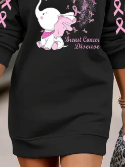 Women's Casual Dress Sweatshirt Dress Winter Dress Galaxy Print Crew Neck Mini Dress Fashion Streetwear Outdoor Daily Long Sleeve Loose Fit Black Fall Winter S M L XL XXL -HANs Plus Size Style Shop qrgosj1695371206004