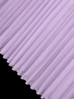 Women's Plus Size Curve Party Dress Work Dress Swing Dress Plain Midi Dress Long Sleeve Pleated Cut Out V Neck Fashion Party Purple Fall Winter XL XXL 3XL 4XL -HANs Plus Size Style Shop qrizig1694165780587