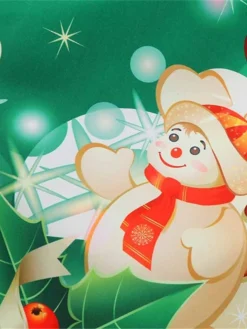 Women's Christmas Swing Dress Vintage DressKnee Length Dress Green Wine Dark Green Fuchsia Red Black Short Sleeve Santa Claus Snowman Snowflake Lace Print Fall Winter V Neck Vacation Vintage 2022 S -HANs Plus Size Style Shop quklzj1665293366494