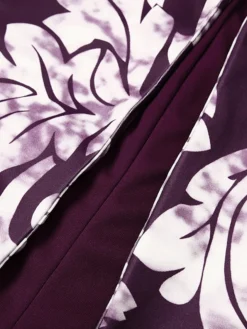 Women‘s Plus Size Curve Dress Set Print Crew Neck Long Sleeve Spring Fall Elegant Maxi Long Dress Formal Party Dress -HANs Plus Size Style Shop qwnjms1669284884094