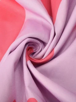 Women's Plus Size Curve Casual Dress Swing Dress Leopard Maxi Long Dress Long Sleeve High Split Shirt Collar Fashion Holiday Light Pink Pink Summer Spring L XL XXL 3XL -HANs Plus Size Style Shop rbhwgz1679652119478