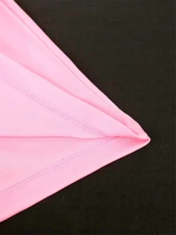 Women‘s Plus Size Curve Party Dress Lace Dress Cocktail Dress Midi Dress White Pink Long Sleeve Pure Color Lace Spring Fall Winter Stand Collar Fashion Wedding Guest Vacation Fall Dress 2023 -HANs Plus Size Style Shop rravqi1690946610370