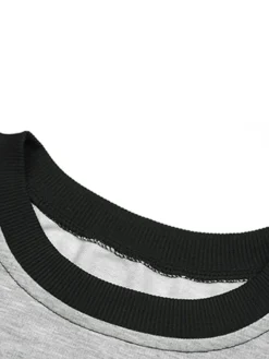 Women's Casual Dress Sweatshirt Dress Print Dress Leopard Print Crew Neck Mini Dress Active Fashion Outdoor Street Long Sleeve Loose Fit Black Fall Winter S M L XL -HANs Plus Size Style Shop rxdqzb1693373839430