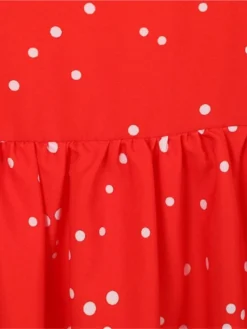 Women's Christmas Knee Length Dress Green Black Red Short Sleeve Print Print Fall Winter Round Neck Casual Vintage2021 S M L XL XXL -HANs Plus Size Style Shop rzhuhb1629971722852