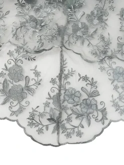 Women's Plus Size Curve Wedding Guest Dress Lace A Line Dress Floral Round Neck Lace 3/4 Length Sleeve Spring Summer Casual Mother‘s Day Knee Length Dress Daily Holiday Dress -HANs Plus Size Style Shop saopia1693288350744