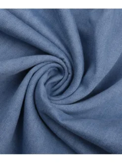 Women‘s Plus Size Curve Holiday Dress Solid Color Shirt Collar Short Sleeve Spring Summer Casual Maxi Long Dress Daily Vacation Dress Cotton -HANs Plus Size Style Shop savkqc1618911189690