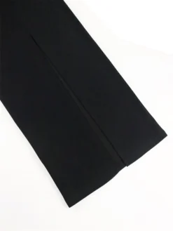 Women's Plus Size Curve Party Dress Black Dress Formal Dress Plain Long Dress Maxi Dress Long Sleeve Lace Stand Collar Fashion Party Black Fall Winter XL XXL 3XL 4XL -HANs Plus Size Style Shop sprljp1694151483940